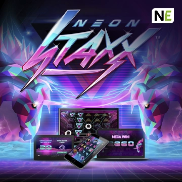 NetEnt : Neon Staxx - MEGABET808